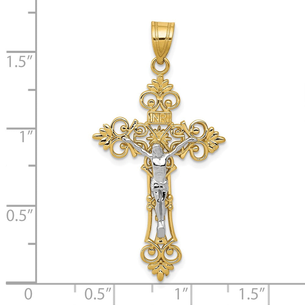 Gold INRI Crucifix Pendants