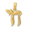 Gold Textured Chai Pendants