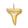 Gold Polished Shark Pendants