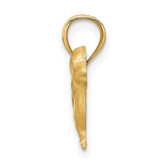 Gold Polished Dog Pendants