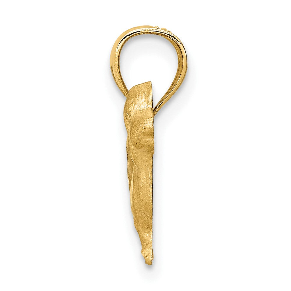 Gold Polished Dog Pendants