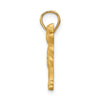 Gold Polished Dog Pendants