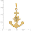 Gold Polished Fishing Pendants