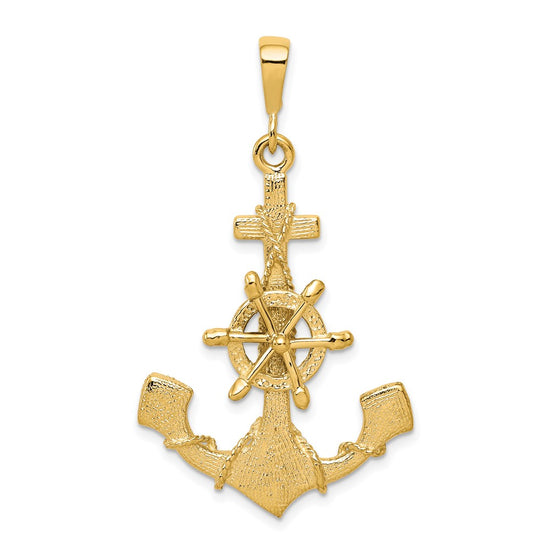 Gold Polished Fishing Pendants
