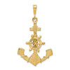 Gold Polished Fishing Pendants