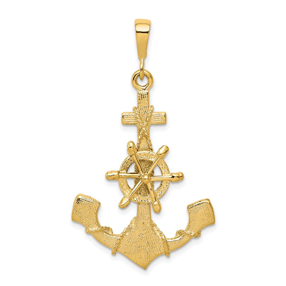 Gold Polished Fishing Pendants