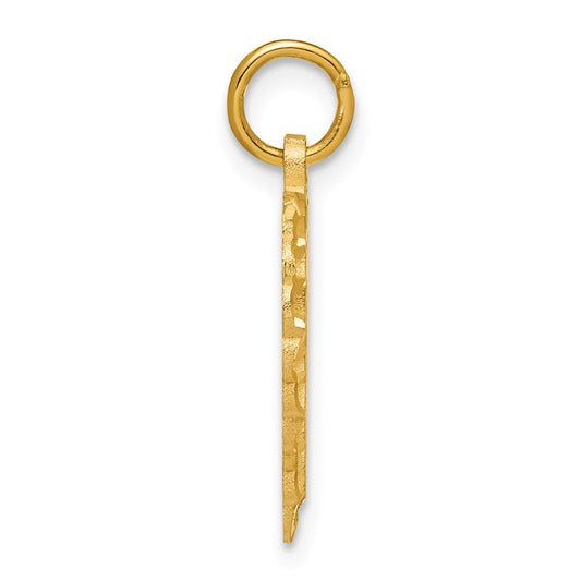 10k Initial X Charm