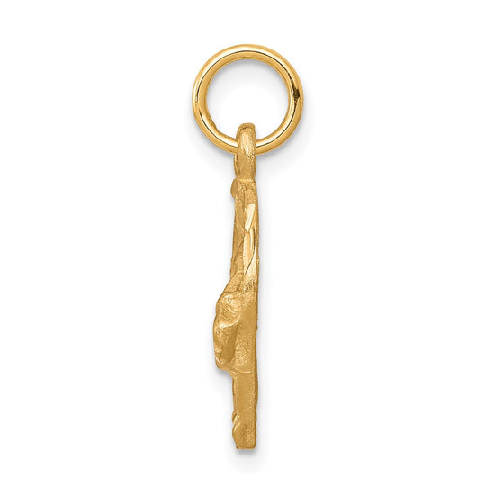 Gold Polished Horse Pendants