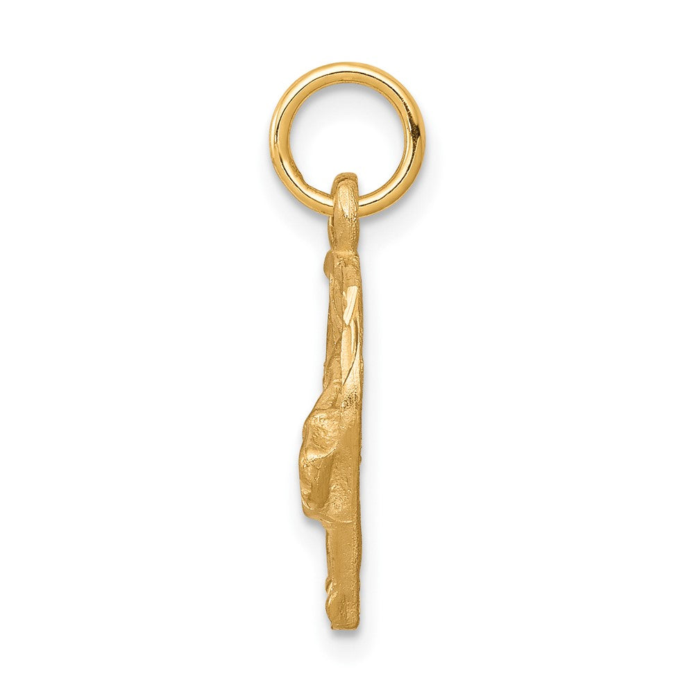 Gold Polished Horse Pendants