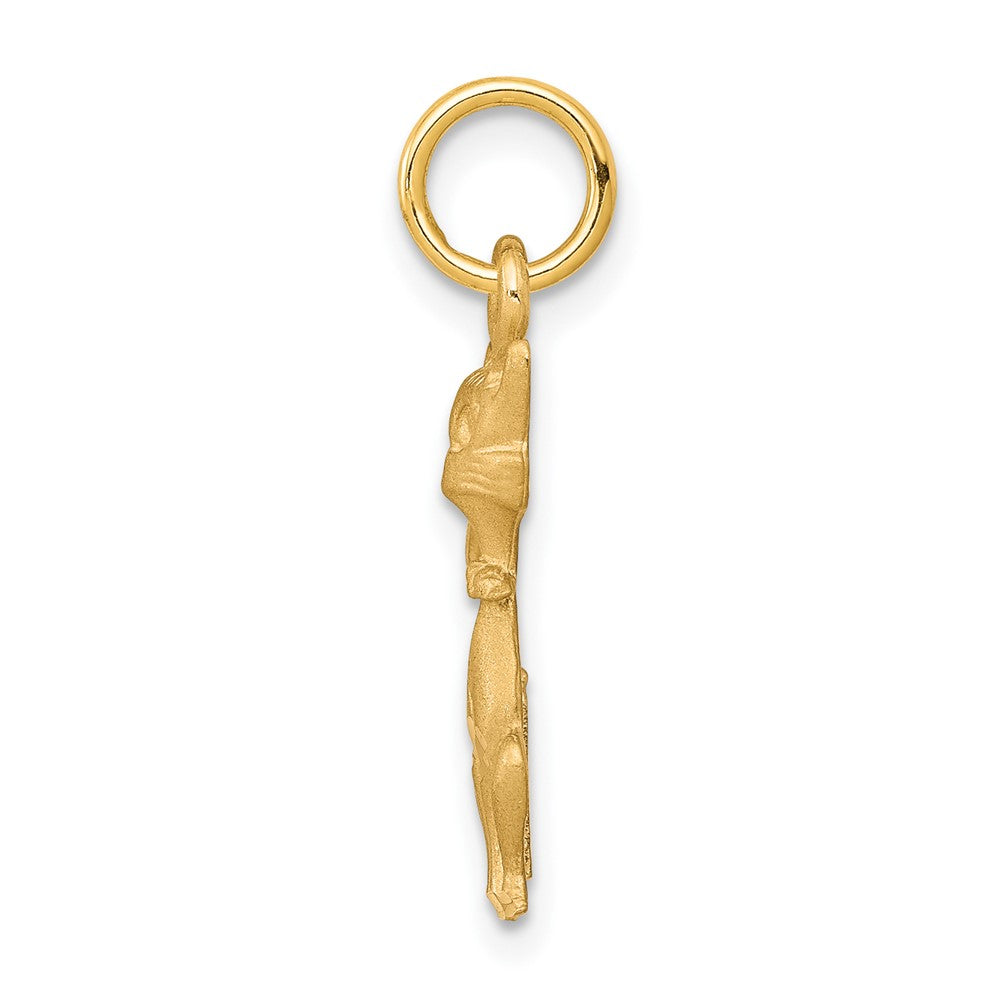 Gold Polished Cat Pendants