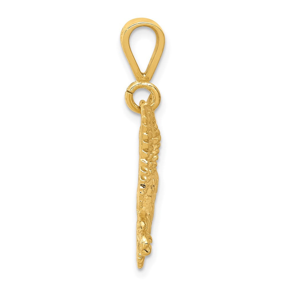 Gold Polished Eagle Pendants