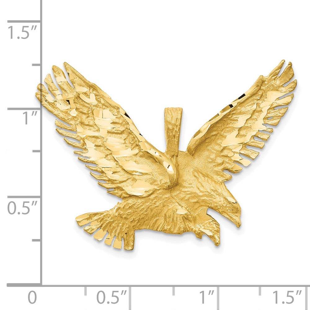Gold Polished Eagle Pendants