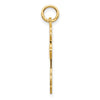 10K Eastern Orthodox Cross Charm
