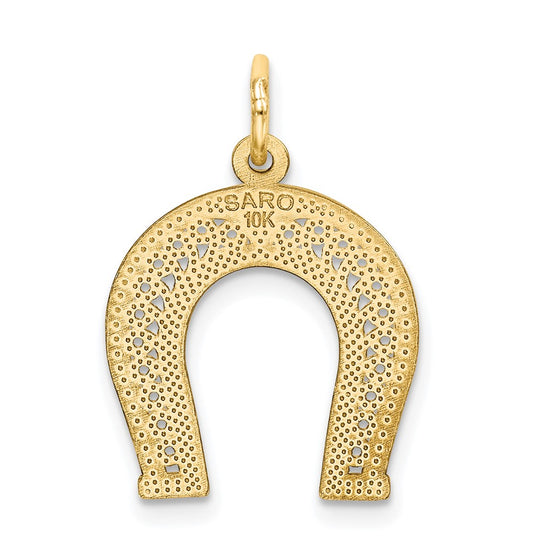 Gold Polished Horseshoe Pendants