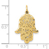 10k Filigree Chamseh Charm