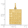 10k Solid BINGO Card Charm