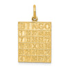 10k Solid BINGO Card Charm