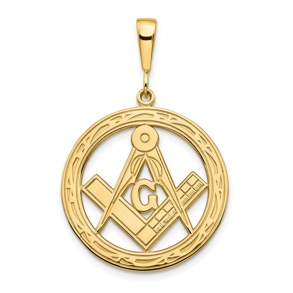 Gold Polished Masonic Pendants