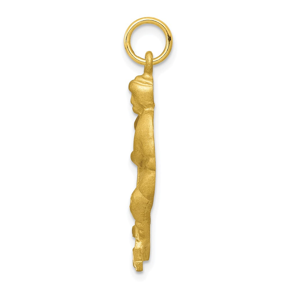 Gold Polished Hockey Pendants