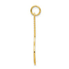 Gold Polished Tennis Pendants