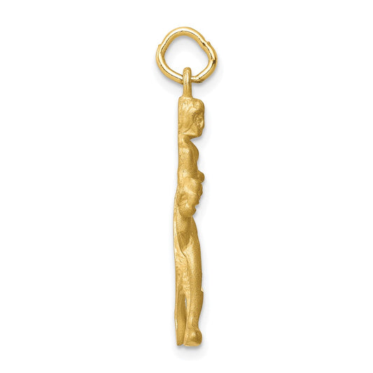 10k Solid Runner Charm