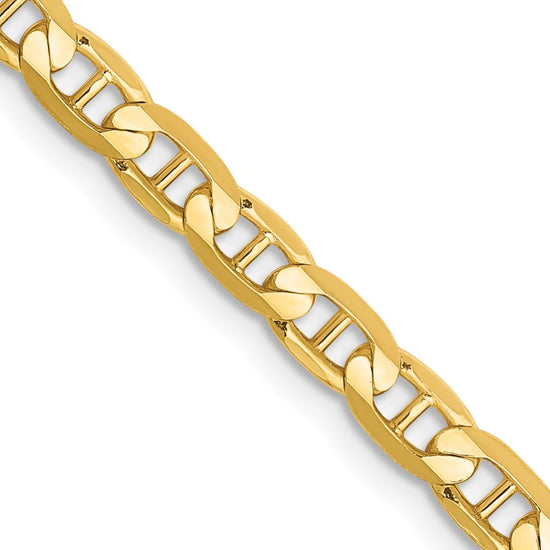 Gold (10K & 14K) Concave Anchor Chain
