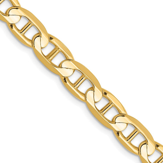 Gold (10K & 14K) Concave Anchor Chain