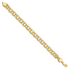 Gold Heavy Double Link Charm Bracelets