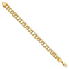 Gold Heavy Double Link Charm Bracelets