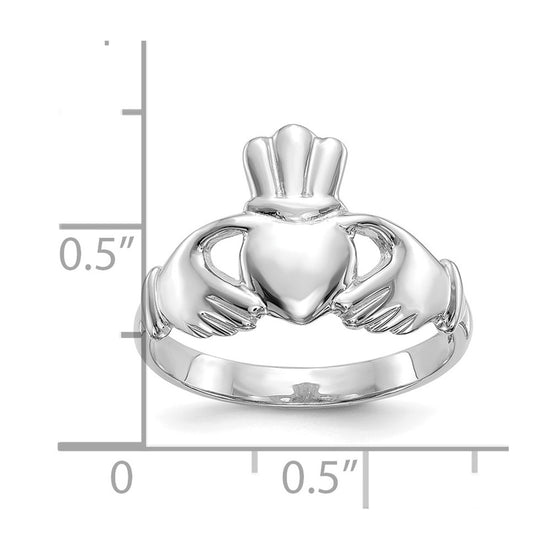Gold Polished Claddagh Rings