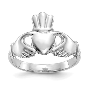 Gold Polished Claddagh Rings