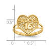 Gold Polished Sweet 16 Rings
