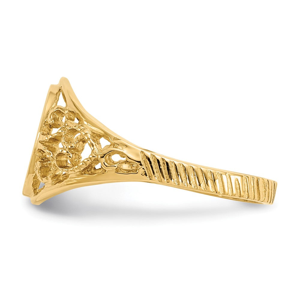 Polished Gold Fancy Signet Rings