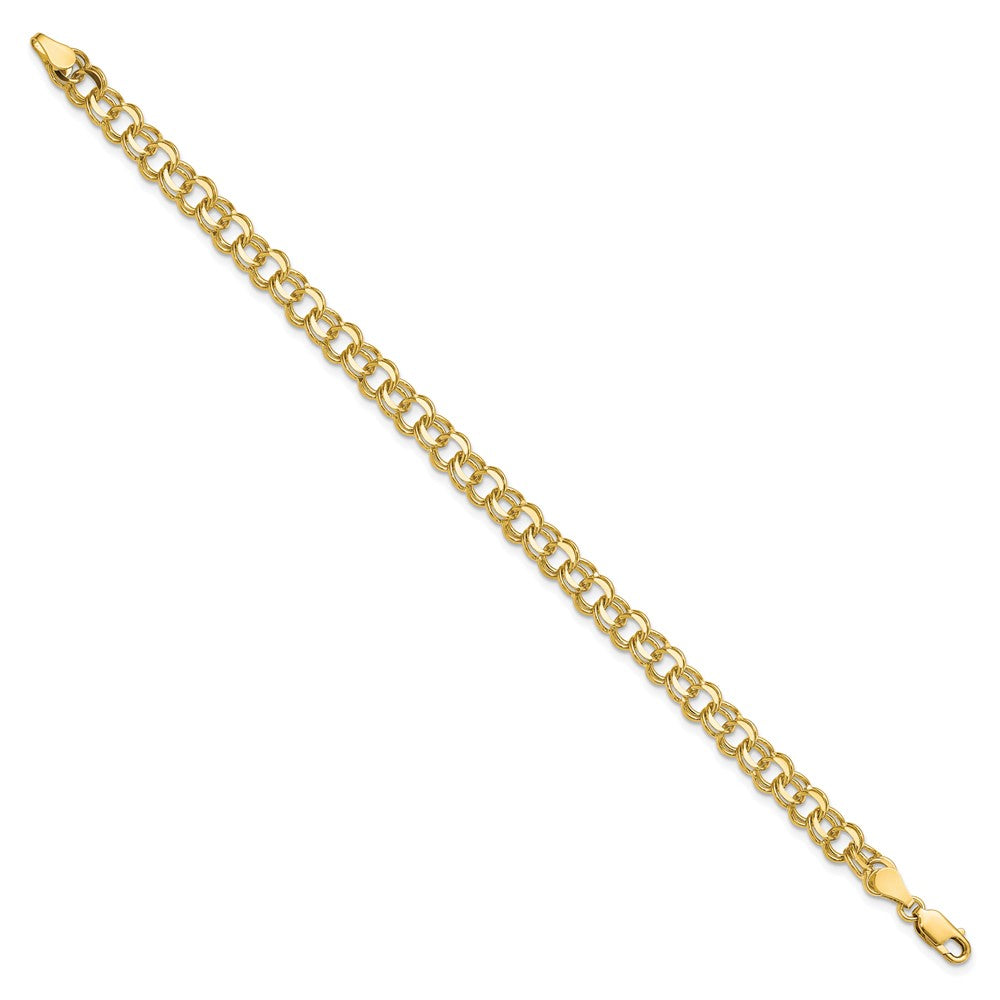 Gold Double Link Charm Bracelets