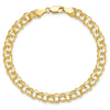 Gold Double Link Charm Bracelets