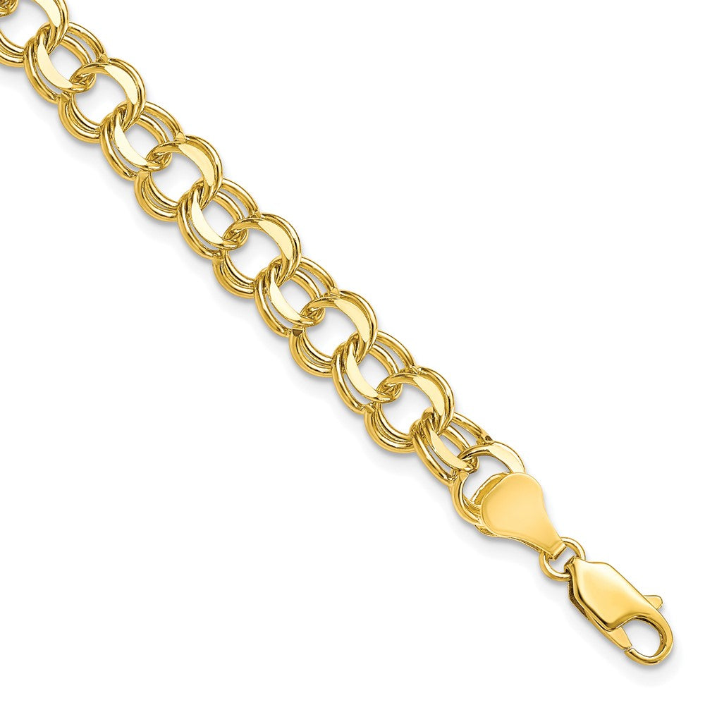 Gold Double Link Charm Bracelets
