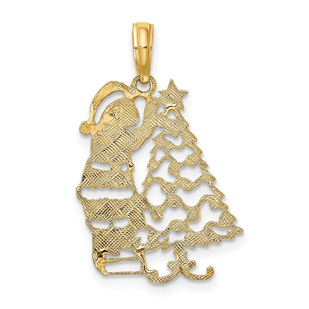 Gold Polished Christmas Pendants