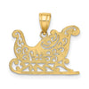 Gold Polished Christmas Pendants