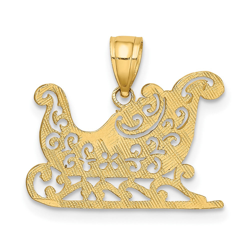 Gold Polished Christmas Pendants