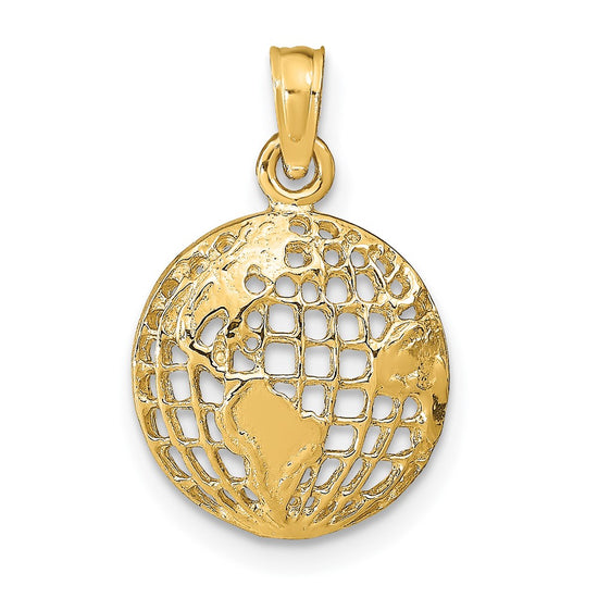 Gold Polished Globe Pendant