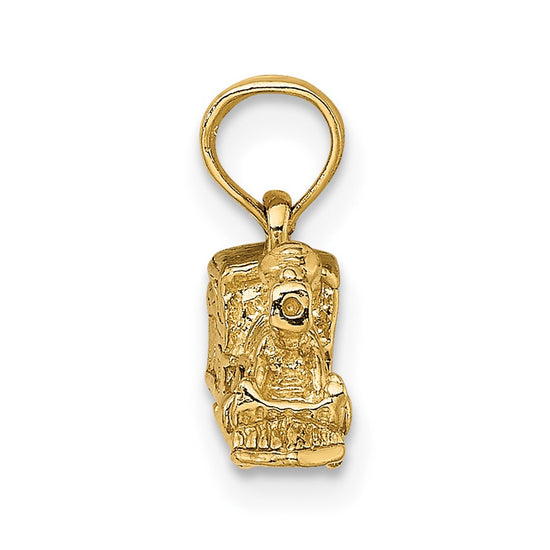 Gold Polished Travel Pendants