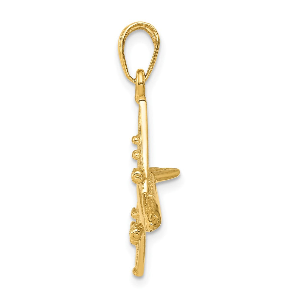 Gold Polished Travel Pendants