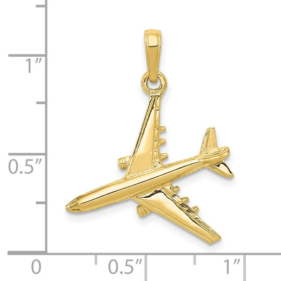 Gold Polished Travel Pendants