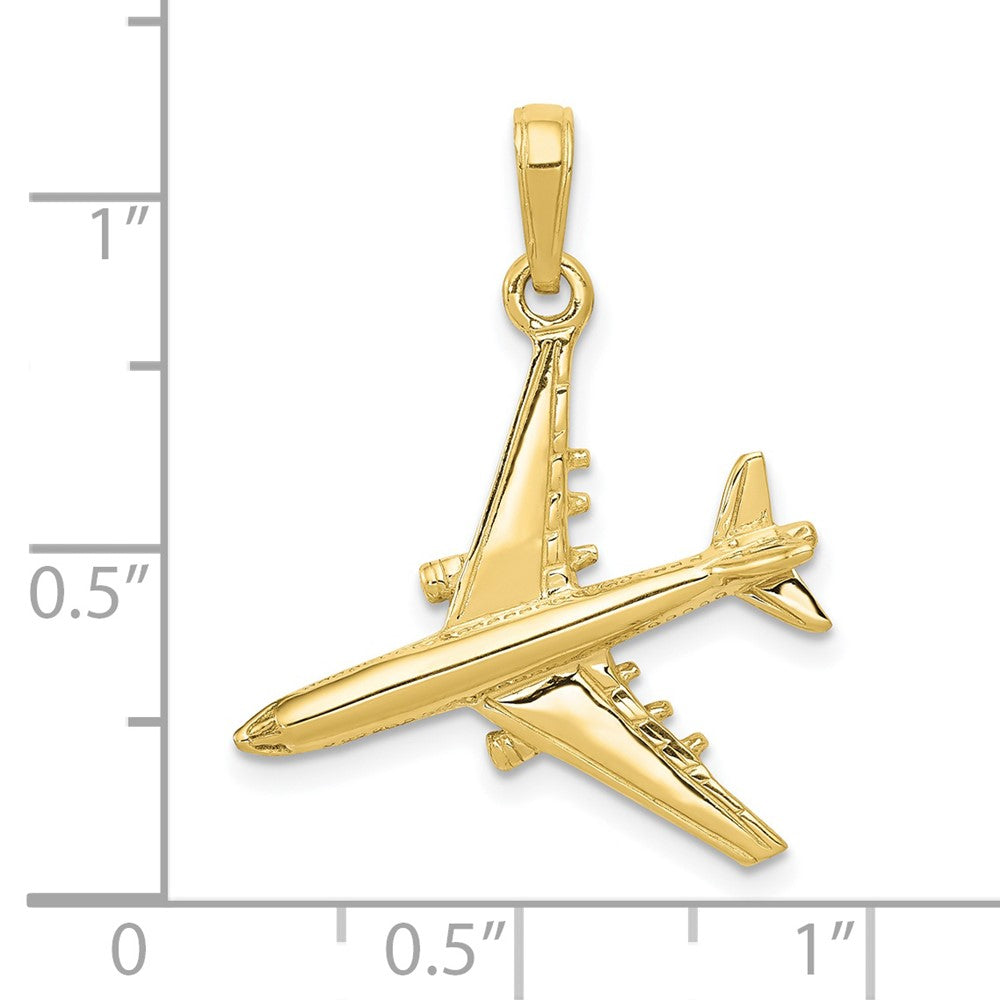 Gold Polished Travel Pendants