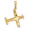 Gold Polished Travel Pendants
