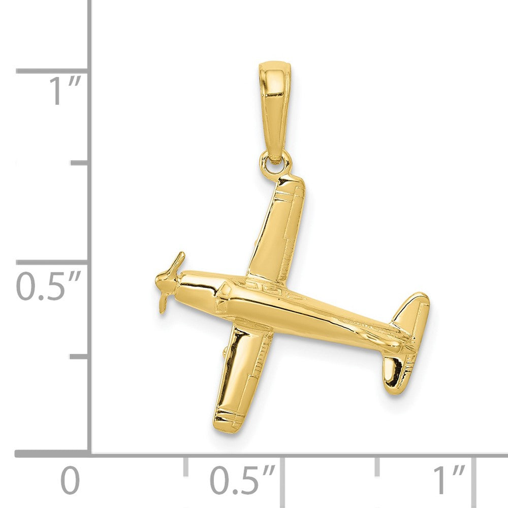 Gold Polished Travel Pendants