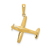 Gold Polished Travel Pendants