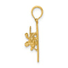 Gold Polished Travel Pendants