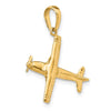 Gold Polished Travel Pendants