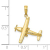 Gold Polished Travel Pendants